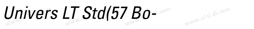 Univers LT Std(57 Bo字体转换 Univers LT Std(57 Bo字体转换